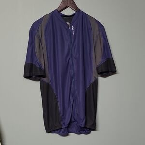 SUGOI Navy and Charcoal Cycling Top